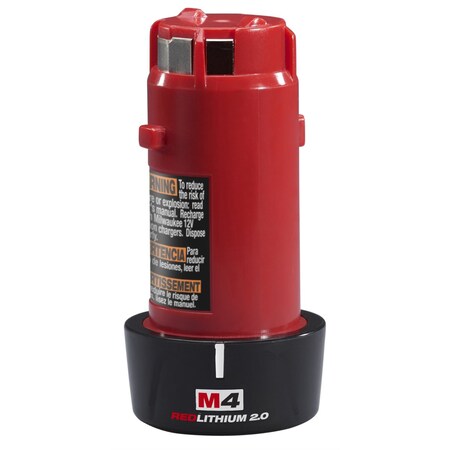 Milwaukee Tool Milwaukee® M4 4-Volt Lith-Ion 2.0 Ah Battery 48-11-2001
